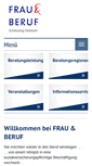 Mobile Screenshot of frau-und-beruf-sh.de